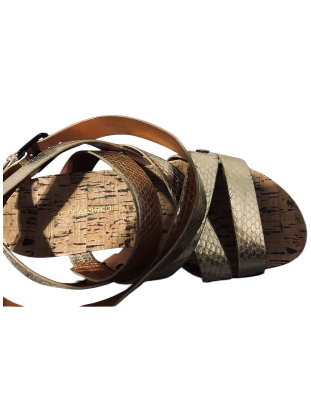 Rebecca Minkoff Tristen Metallic Gladiator Sandal - Picture 8 of 13